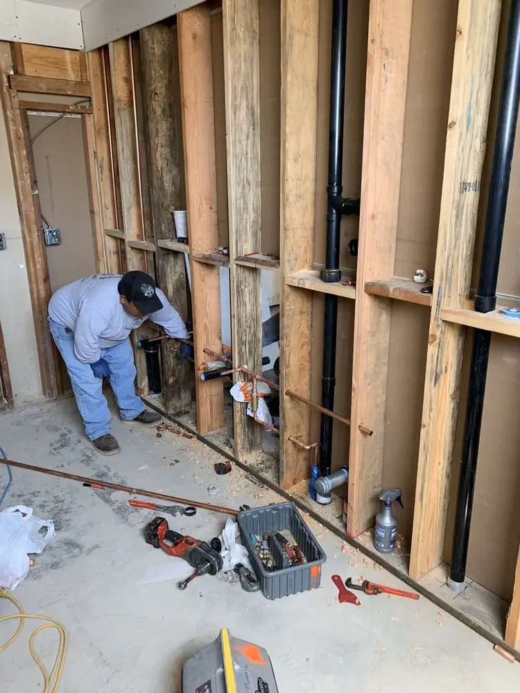Commercial rough-in plumbing for Trenchless Sewer Repair in Dilworthtown Woods